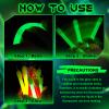 Lewtemi 100 Pack 6 Inch Glow Colorful Sticks Bulk, Glow in the Dark Party Supplies Birthday and Holidays view 3