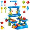 WATUDOU Five-Tiered Outdoor Water Table for Kids 3 4 5 6 7 8 Year Old - Sensory Activity Water Table Playset, Summer Sand Beach Toys, Outside Toys for Toddlers 3-5, Birthday Gifts for Boys & Girls 3+ view 1