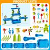 WATUDOU Kids Water Table for Toddlers Kids Ages 3-5 4-8, 5-Tier Water Table with Rich Activity Set, Summer Outdoor Beach Outside Backgard Sensory Toys for Kids Toddlers Boys Girls view 2