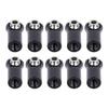 1/10 RC Rod Ball Ends,Metal M4 Tie Rod End Ball Joint Link Ball Joint CW Thread 10Pcs for 1/10 RC Crawler Axial SCX10 Traxxas TRX4 D90 Tamiya Parts (Blue) view 4