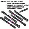 hopsupRC RC Upgrades Part Adjustable Turnbuckles Camber Links Toe Link for 1/10 Slash 4X4 4WD VXL.Alloy Front&Rear Link Set,Colour view 2