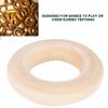 100Pcs Wooden Rings Set, 25mm Wooden Ring for Hanging Decorations Pendant Teethers view 4