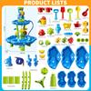Water Table with Pump for Toddler Kids Ages 3-5 4-8, 2-Tier 3 in 1 Flower Shape Water Table, Kids Summer Outdoor Beach Pool Toys Water Play Sensory Table, Perfect Birthday Party Gifts for Boys Girls view 2