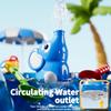 Water Table with Pump for Toddler Kids Ages 3-5 4-8, 2-Tier 3 in 1 Flower Shape Water Table, Kids Summer Outdoor Beach Pool Toys Water Play Sensory Table, Perfect Birthday Party Gifts for Boys Girls view 3