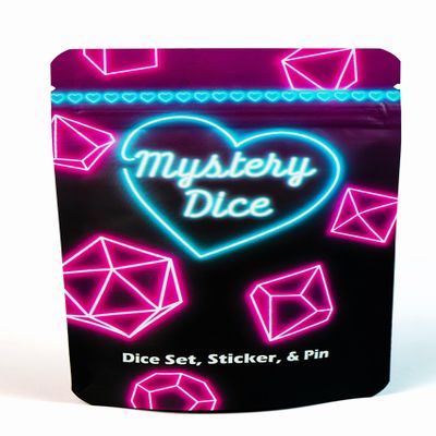 1985 Games Sweetheart Dice, Set of 7 Polyhedral Dice, Pink DND Dice, Suitable for DND, RPG Games (Sweetheart Pack of 1)