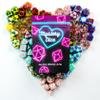 1985 Games Sweetheart Dice, Set of 7 Polyhedral Dice, Pink DND Dice, Suitable for DND, RPG Games (Sweetheart Pack of 1) view 2