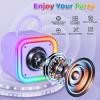 Mini Karaoke Machine for Kids, Girl Toys Gifts, Kids Karaoke Wireless Microphone for 4,5,6,7,8,9,10,11,12 Years Old Boys and Girls Christmas Party Gifts Toys (Purple) view 3