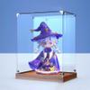Acrylic Display Box for Dreamland Witch Storybrooke Series,Dustproof Display Box, Storage Box, Transparent Box, (only Box, no Model) (Wood Grain Color Base) view 2