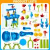 Beby Buty 3-Tier Kids Water Table for Toddlers Kids Ages 3-5 4-8, Summer Outdoor Water Table Beach Kids Toys, Toddler Sensory Activity Sand Box Play Set with Rain Showers Splash Pond for Boys Girls view 2