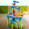 Beby Buty 3-Tier Kids Water Table for Toddlers Kids Ages 3-5 4-8, Summer Outdoor Water Table Beach Kids Toys, Toddler Sensory Activity Sand Box Play Set with Rain Showers Splash Pond for Boys Girls view 4