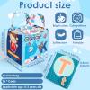 26Pcs Soft Alphabet Cards Educational Baby Cloth Alphabet Flash Cards with Storage Bag Interactive ABC Flash Cards Washable Soft Letter Cards for Baby Infant Toddlers Kids view 2