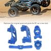 Aluminum Alloy Steering Group Servo Protector Mount Kit for 1/16 RC Car (Blue) view 4