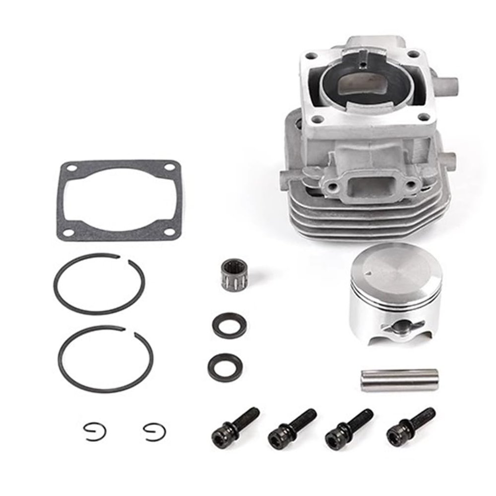 Caruner Metal 36CC Engine Double Ring Cylinder Piston Kit RC Replacement Parts for Rofun Rovan BAHA Baja 1/5 5B 5T 5SC RC Car