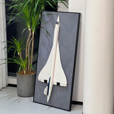 iLuane Display Wallboard for 10318 Building Kit, Adult Collectibles Wall Mount, Home or Office Dcor (No Car Included)
