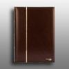 Prophila Collection 64 Black Pages Stamp Album Insert Book Stamp Organizer Padded Brown Cover view 2