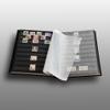Prophila Collection 64 Black Pages Stamp Album Insert Book Stamp Organizer Padded Brown Cover view 3