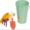 small foot Hand Shovel Set with Bucket "Tiny Garden", Garden and Sand Toy Made of Wood and Metal, for Children from 3 Years, 12665 view 1