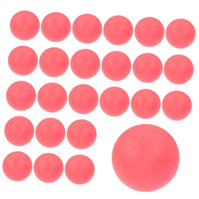 NAMOARLY 100pcs Seamless Plastic Lottery Game Balls Table Tennis Balls for Parties DIY Crafts and Carnival Activities