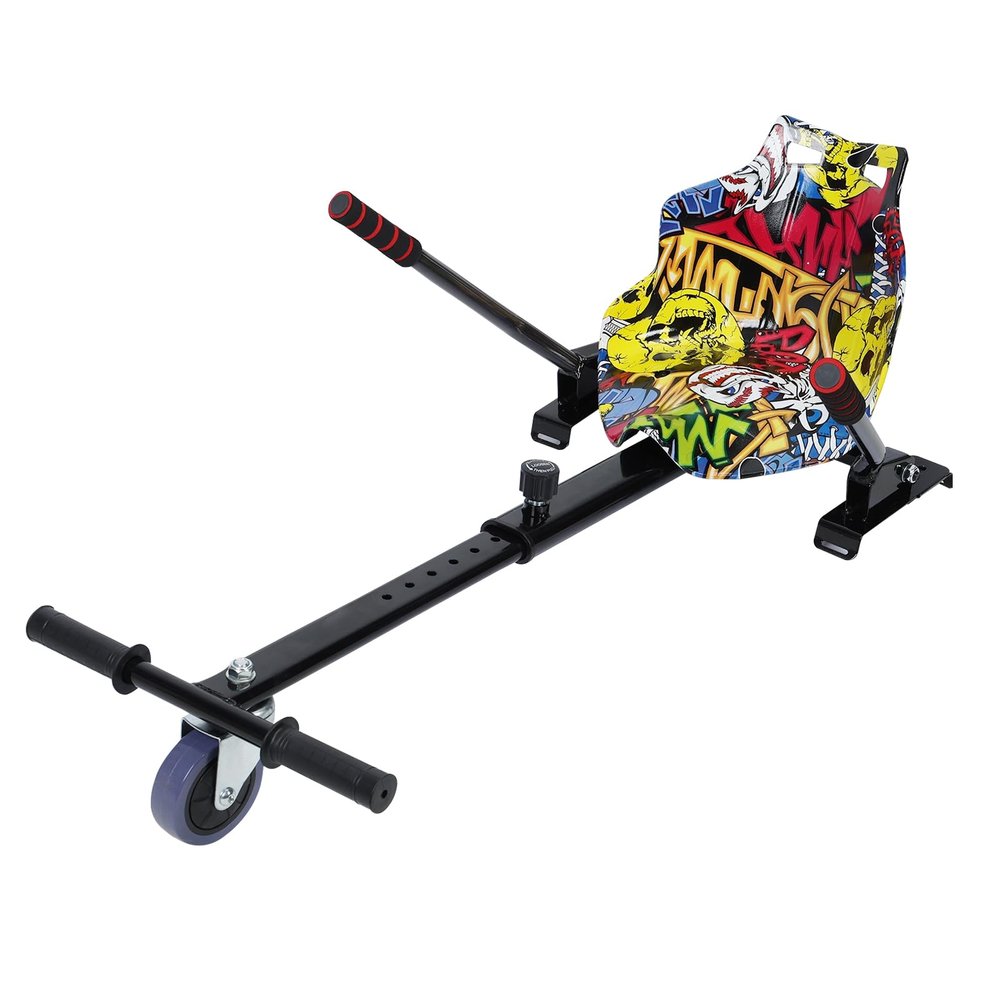 reukmuuc Hoverboard Seat Attachment, Adjustable Go Kart Kit with 360 Drifting Wheel, Universal Hoverboard Kart for 6.5"-10" Hoverboards, Durable and Easy to Steer Camouflage