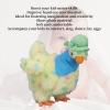Electric Plush Chicken Toy, Cute Dancing Music Stuffed Animal Lay 3 Eggs for Kids, Soft Short Plush Chicken for Kids (30cm view 3