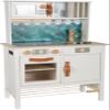 small foot Children's White "Tasty" Wooden with Light and Sound Effects and 5 Kitchen Accessories, from 3 Years, 12673, Colourful view 2