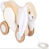 small foot Pull-Along Rabbit, crinkly Ears, Wood, Rubberised Wheels, Trains Motor & Walking Skills, Ages 1+ yr, 12551 view 1