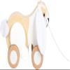 small foot Pull-Along Rabbit, crinkly Ears, Wood, Rubberised Wheels, Trains Motor & Walking Skills, Ages 1+ yr, 12551 view 2