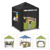 Outdoor Playhouse Cover,Backyard Wooden Playhouse Cover,420D Silver Coated Oxford Fabric Rain Proof UV Resistant Playhouse Protector for Outdoor Garden,Waterproof Cover for view 4
