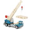 Small Foot 12639 Wooden Pallet Truck with 360 Rotating Crane and Accessories, from 2 Years, 12639 Coloured view 1