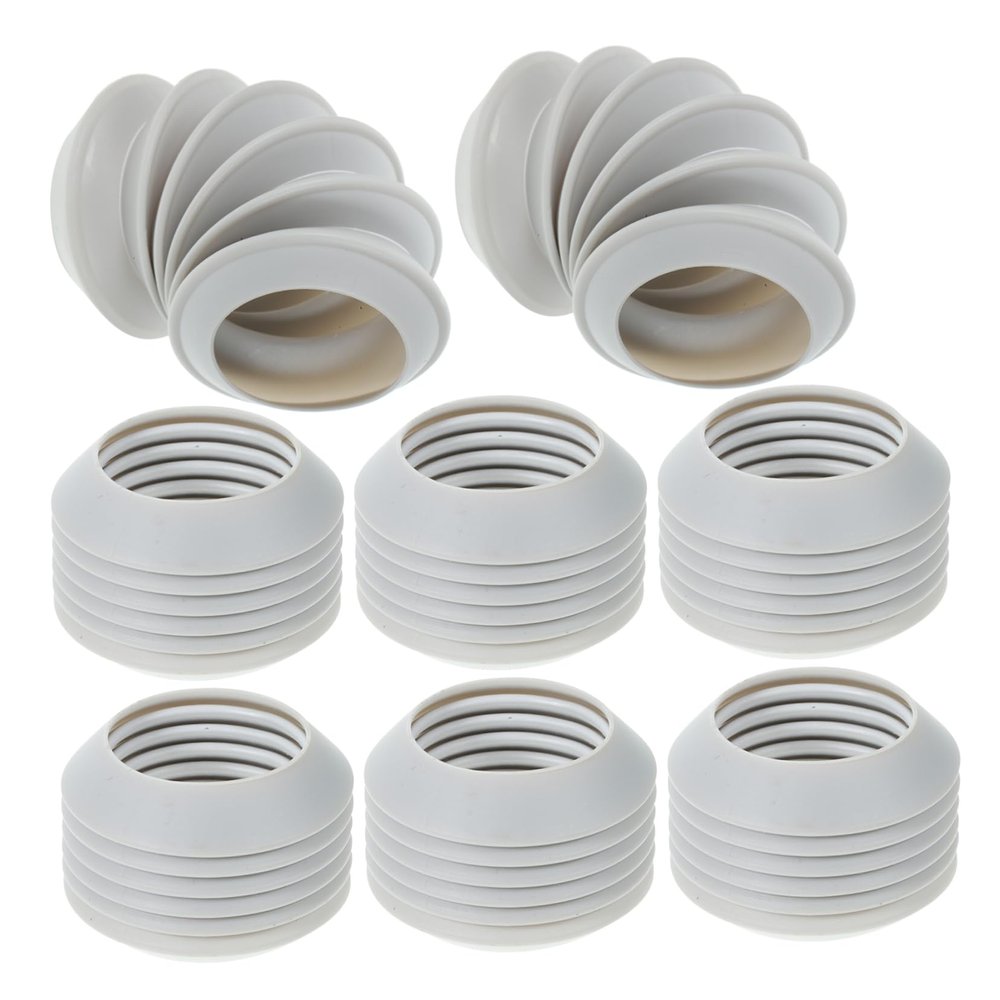 8pcs Bone Cracking Prop Close-up Acoustical Generator Bone Neck Cracking Prop Funny Neck Crackers Gimmick Wacky Whistle Fool's Day Supplies Tricky Props Plastic White