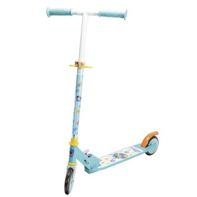 Smoby - Stitch 2 Wheel Folding Scooter - Adjustable Handlebar, Non-Slip Tread - Ergonomic Grips, Disney Design - Ages 5+