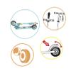 Smoby - Stitch 2 Wheel Folding Scooter - Adjustable Handlebar, Non-Slip Tread - Ergonomic Grips, Disney Design - Ages 5+ view 3