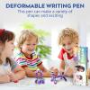 Magnetic Fidget Pen  Writing Tool & Spinner Toy Combo with 13 Colorful Fun Rings, Stress Relief & Focus Gift for Kids 8+, Teens & Adults, Novelty Christmas Stocking Stuffer, Office & Study Toy view 2