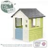 Smoby Life - Jolie Playhouse (98 x 110 x 127 cm) with 59% Recycled Content - Weatherproof Garden Shed for Children with Windows - Outdoor Children's House for Garden or Patio - from 2 Years view 2