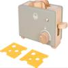 Small Foot 12681 "Tasty Toaster Set, Wood, Accessory with Pop-up Function, from 3 Years Old, Grey view 1