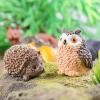 AENIMELY 12PCS Woodland Animals Figures Wildlife Jungle Toy Animal Figures Bear Birthday Cake Topper Party Favour Gift for Kids view 4