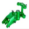 BeaxTurbo Racing Upgrades Parts CNC Aluminum7075 Front Bulkhead&Triple Clamp Set for LOSI Promoto MX los261010 &261012 & 265001 (Green) view 4