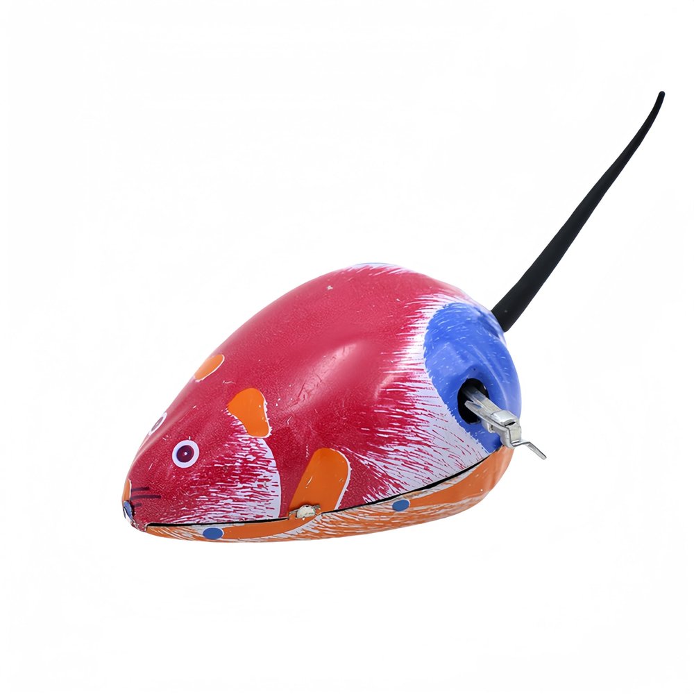 PITIKI Iron Frog with Winding Motion, Jumping Frog Mechanical Jumping Frog Decompression Toy, Nostalgic Toy for Adult. (D)