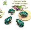 PITIKI Iron Frog with Winding Motion, Jumping Frog Mechanical Jumping Frog Decompression Toy, Nostalgic Toy for Adult. (D) view 2