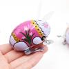 PITIKI Iron Frog with Winding Motion, Jumping Frog Mechanical Jumping Frog Decompression Toy, Nostalgic Toy for Adult. (D) view 4