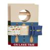 Mud Pie Lake Bag Toss Game; Board 10" X 6 1/2" | Bag 2" X 2" view 1