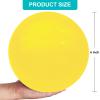 GCQJOQ 6 Pcs 6 Inch Inflatable Bouncy Balls, with 1 Hand Air Pump, Yellow view 2