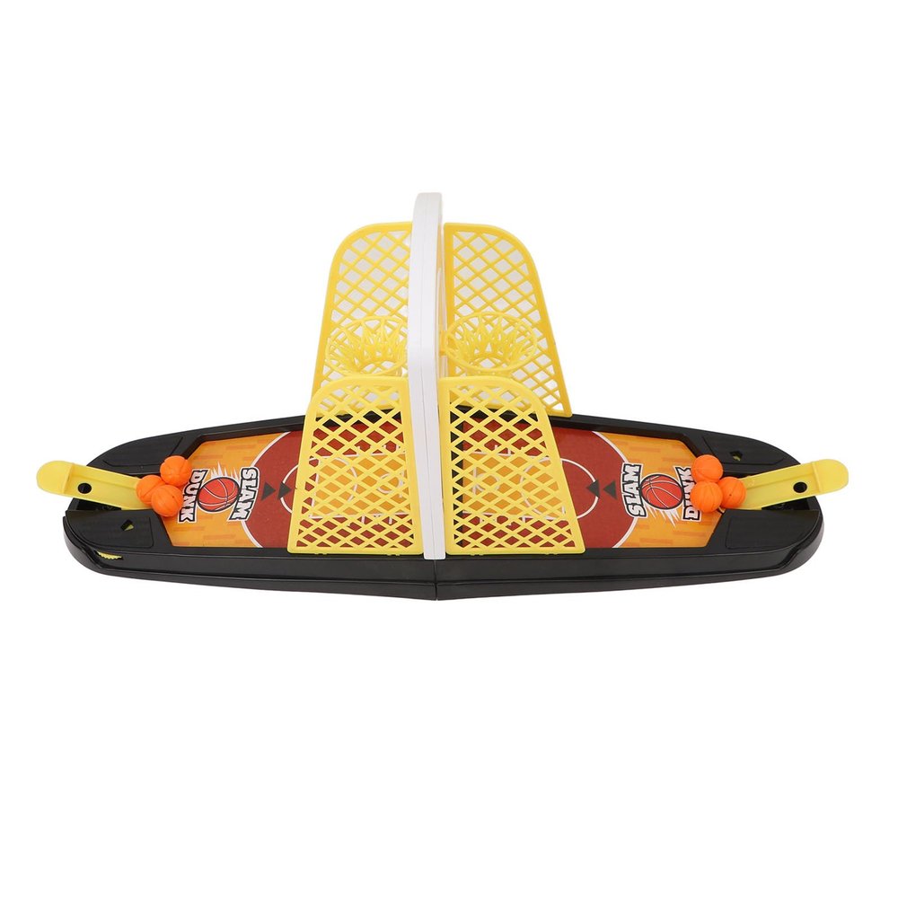 Alomejor Table Basketball Game, Two Player Interactive Educational Toy for Hand Eye Coordination Skill Building