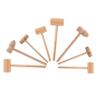 WHAMVOX Easter Mini Hammer Wooden Boys and Girls Hammer Toys Crab Hammer Small Hammer Kitchen Hammer Boys and Girls Hammer Toy view 1