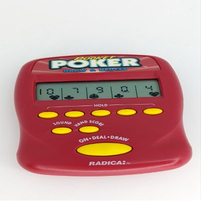 Pocket Poker Vintage Handheld Electronic Retro Game
