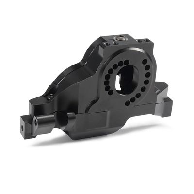 Aluminum Alloy Motor Plate Upper Spur Gear Cover for 1/10 RC Car Crawler TRX4 Chassis Bronco Defender Sport K5 TRX6 8290 Upgrade (Black Full Set)