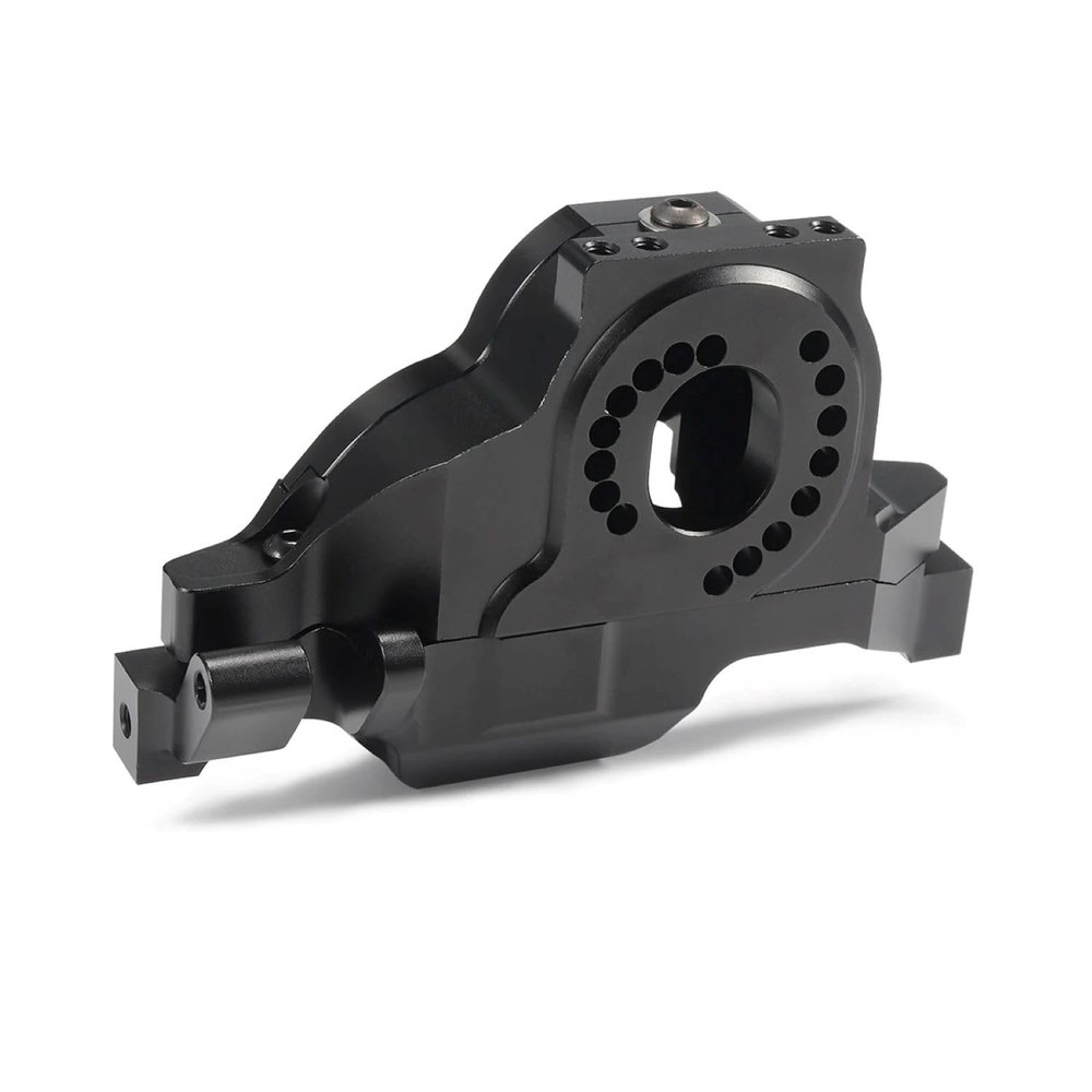 Aluminum Alloy Motor Plate Upper Spur Gear Cover for 1/10 RC Car Crawler TRX4 Chassis Bronco Defender Sport K5 TRX6 8290 Upgrade (Black Full Set)