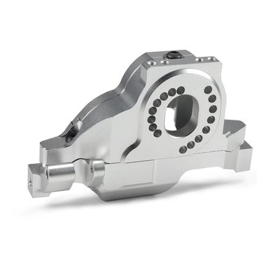 Aluminum Alloy Motor Plate Upper Spur Gear Cover for 1/10 RC Car Crawler TRX4 Chassis Bronco Defender Sport K5 TRX6 8290 Upgrade (Silver Full Set)