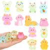 12 Pieces Luminous Mini Animals for Crafts Dollhouse Fairy Garden Decor Mini Resin Animals Tiny Animals for Car Micro Landscape Plant Pots view 1