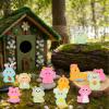 12 Pieces Luminous Mini Animals for Crafts Dollhouse Fairy Garden Decor Mini Resin Animals Tiny Animals for Car Micro Landscape Plant Pots view 4